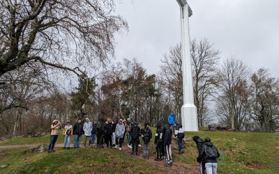 Journée au Vieil Armand pour une classe du lycée Saint-Pierre Fourier