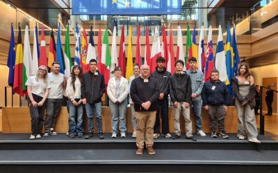 Les Ambassadeurs Juniors de 1ère Bac Pro au cœur des institutions européennes